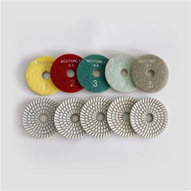 5 Cov kauj ruam ntub dej polishing pads