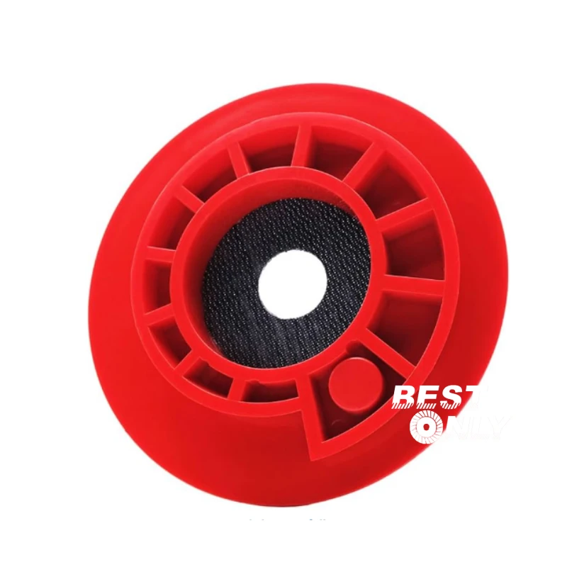 4 Inch Snail Lock Red Color Plastic Backer Pad